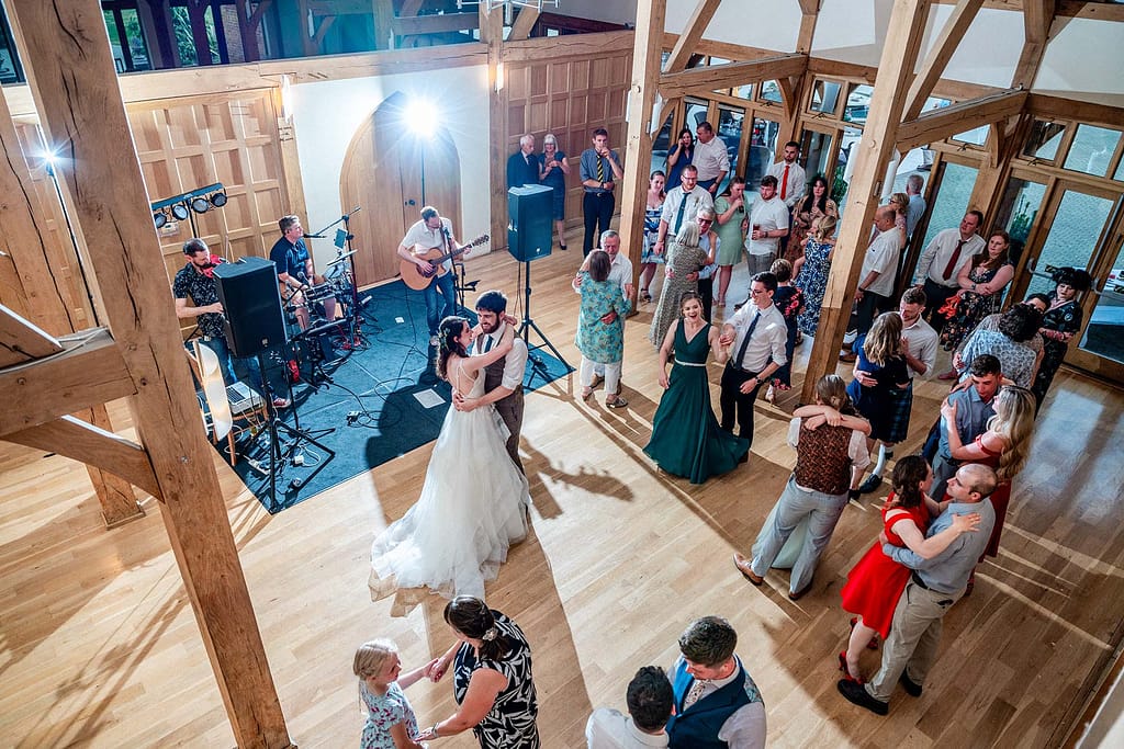 first dance at Rivervale barn weddings