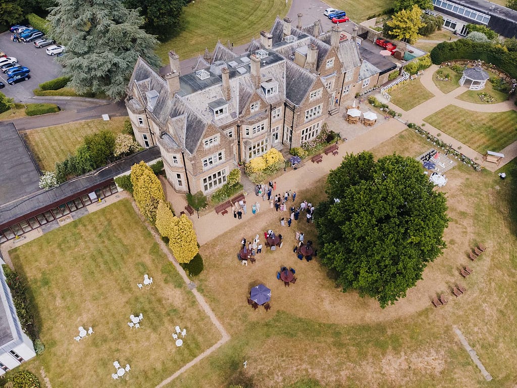aerial photo of Hartsfield Manor